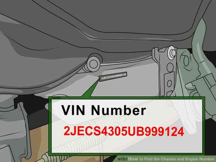 Image intitulée Trouver le Châssis et le Numéro de Moteur de l